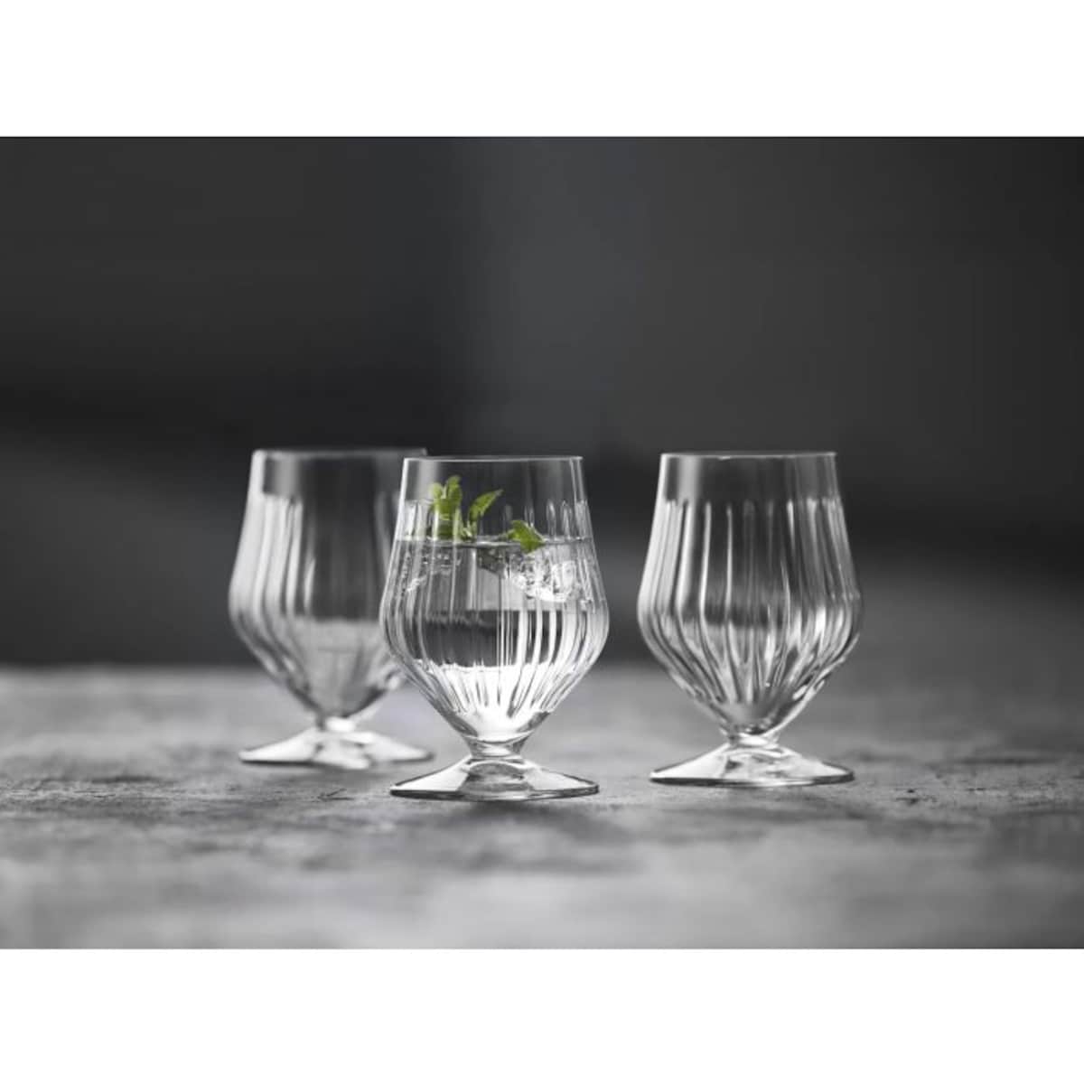 Szklanki do wody na nóżce 400 ml Ane zestaw 4 sztuk 37051