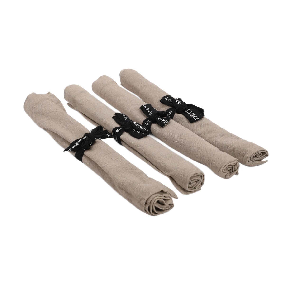 Podkładki na stół pod talerze, bawełniane, 4 sztuki, 48 x 33 cm