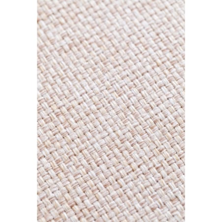 Krzesło z dewna kauczukowego i z plecionką Kavi czarne