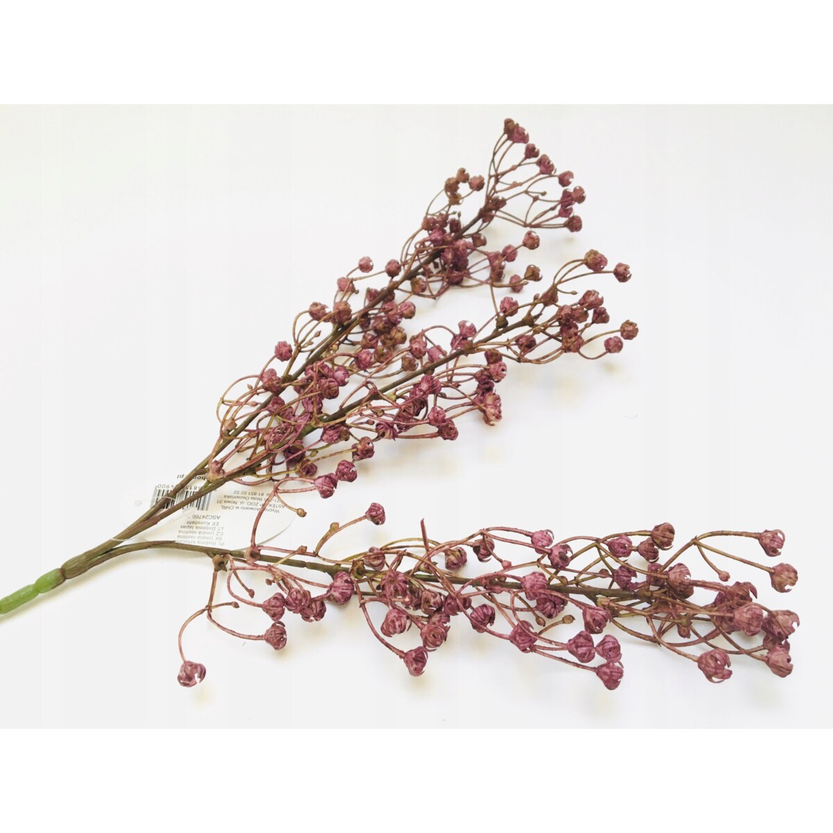 GAŁĄZKA DODATEK do stroika bukietu drobna gipsówka sztuczna FIOLET dekor