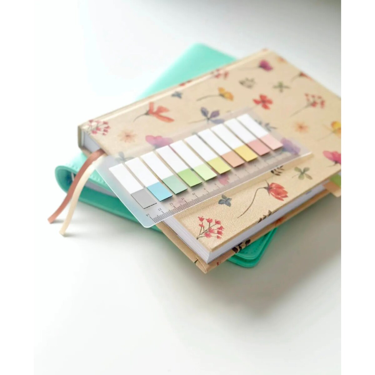 KOLOROWE ZAKŁADKI INDEKSUJĄCE Z LINIJKĄ!