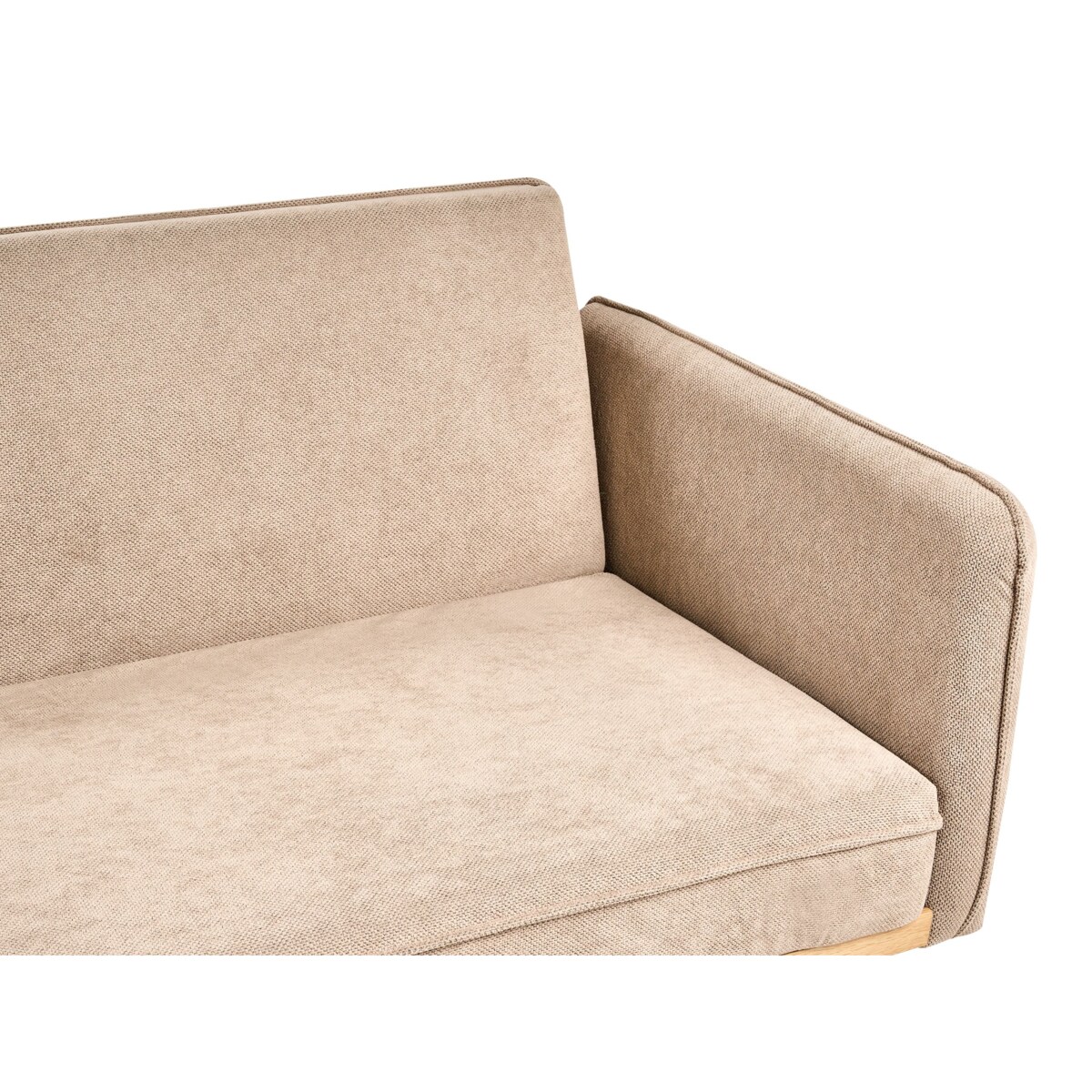 Sofa rozkładana ASAA Jasnobrązowy