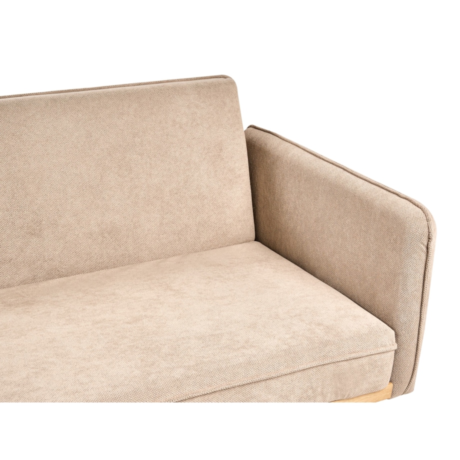 Sofa rozkładana ASAA Jasnobrązowy