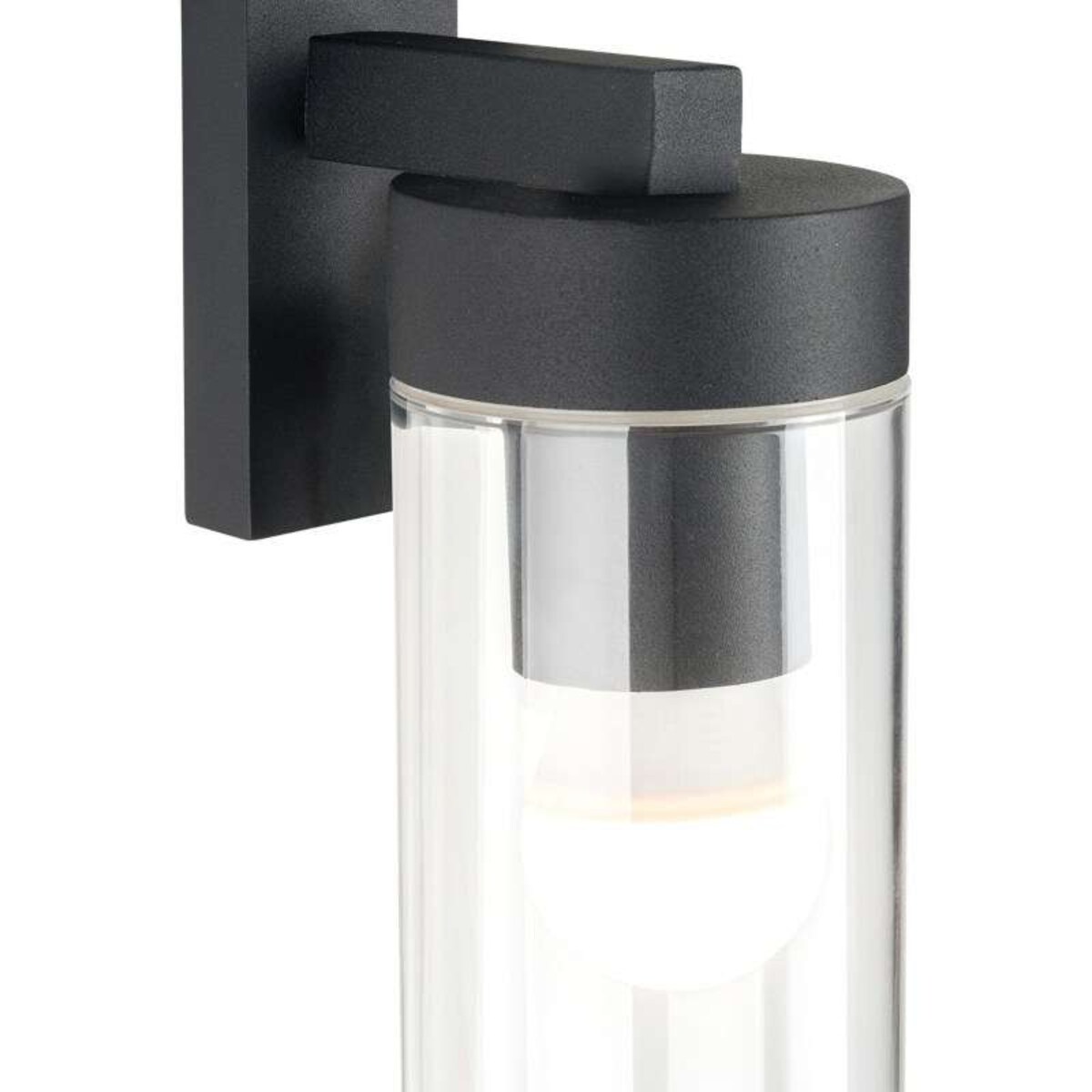 Elewacyjna LAMPA ścienna SPECTRA 312334 metalowa OPRAWA zewnętrzny kinkiet IP44 czarna, Polux