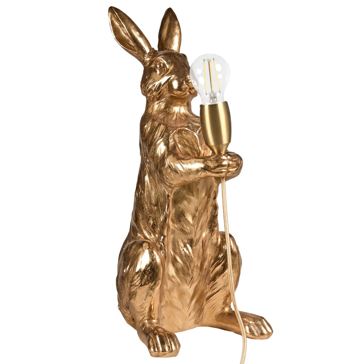 Lampa stołowa Królik BUGS Złoty