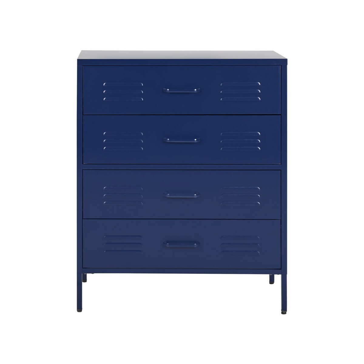Komoda metalowa ciemnoniebieska ENAGO