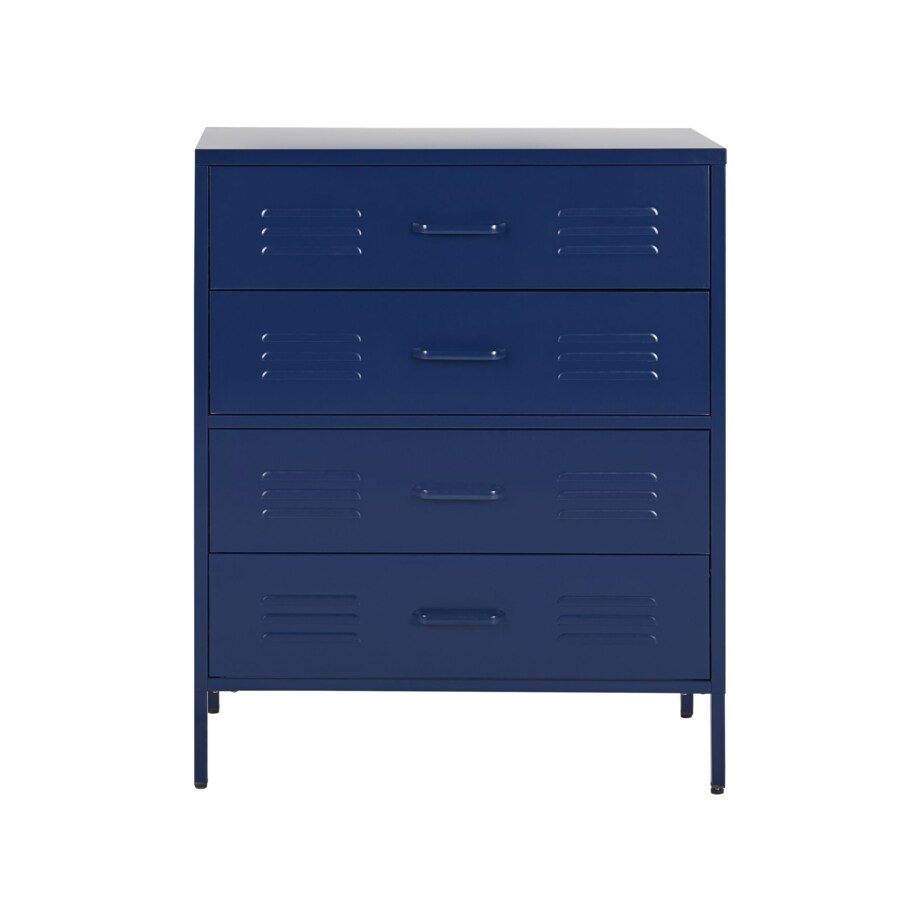 Komoda metalowa ciemnoniebieska ENAGO