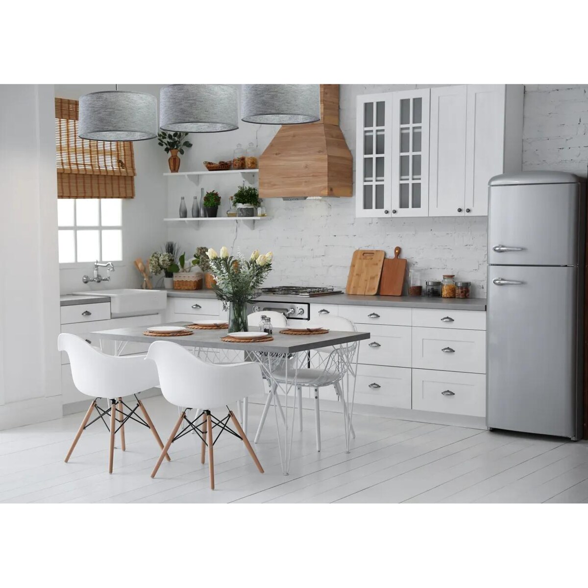 Lampa wisząca NATURAL GREY 50 szara