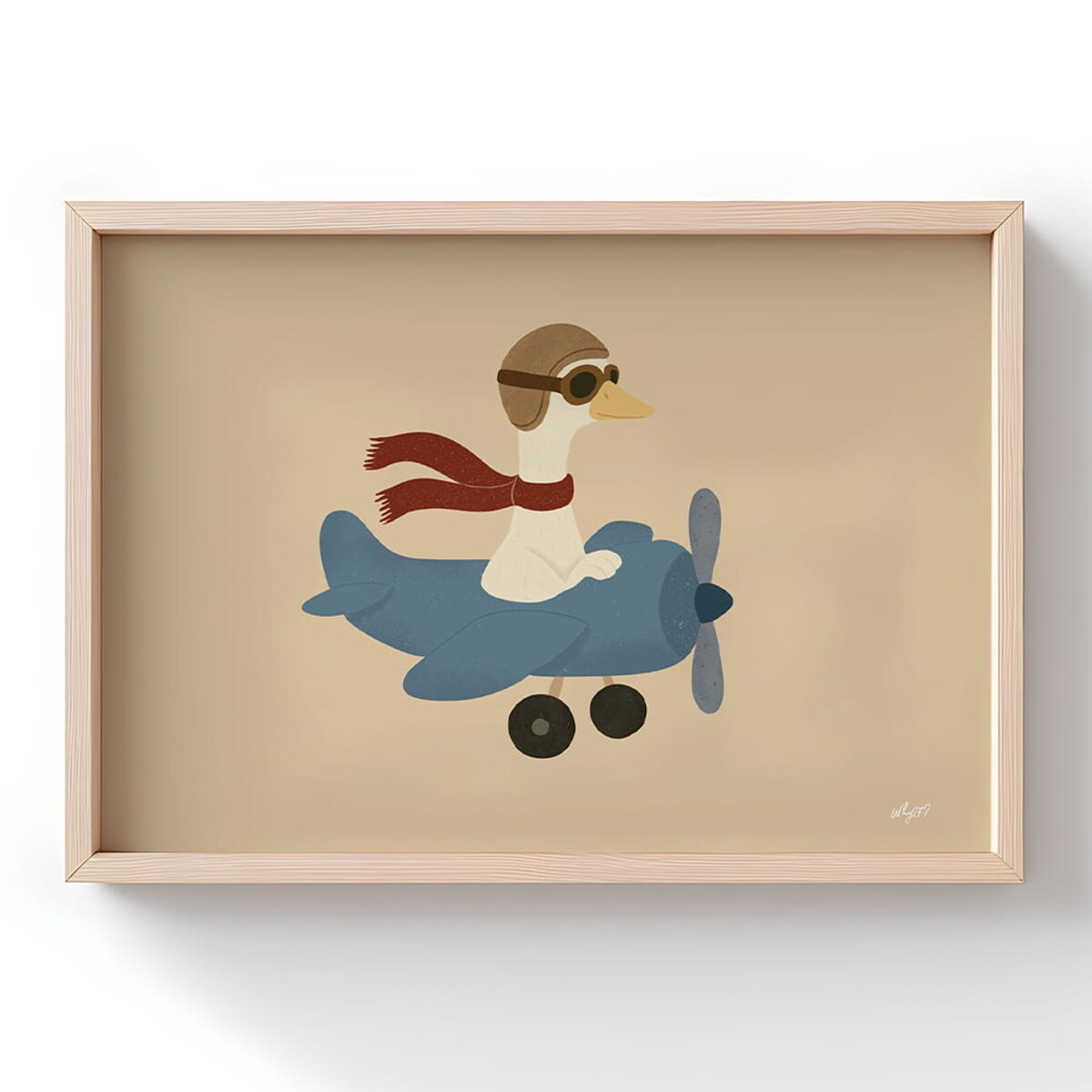 plakat kapitan gęś 70x100