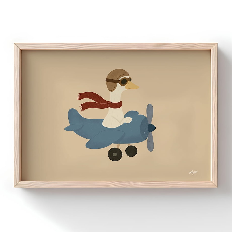 plakat kapitan gęś 70x100