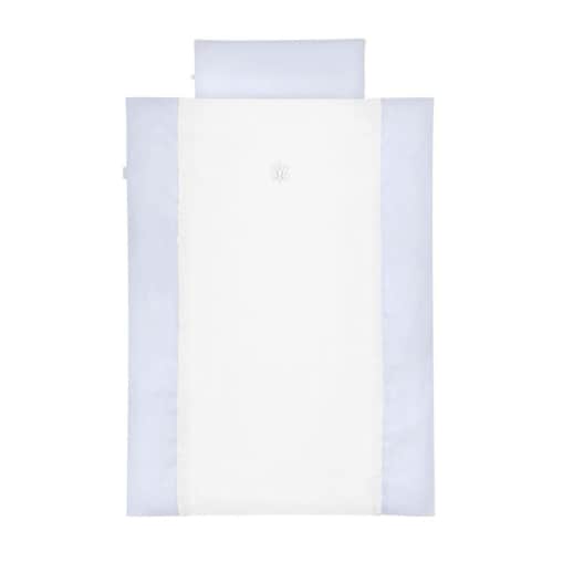 Pościel niemowlęca błękitna z emblematem