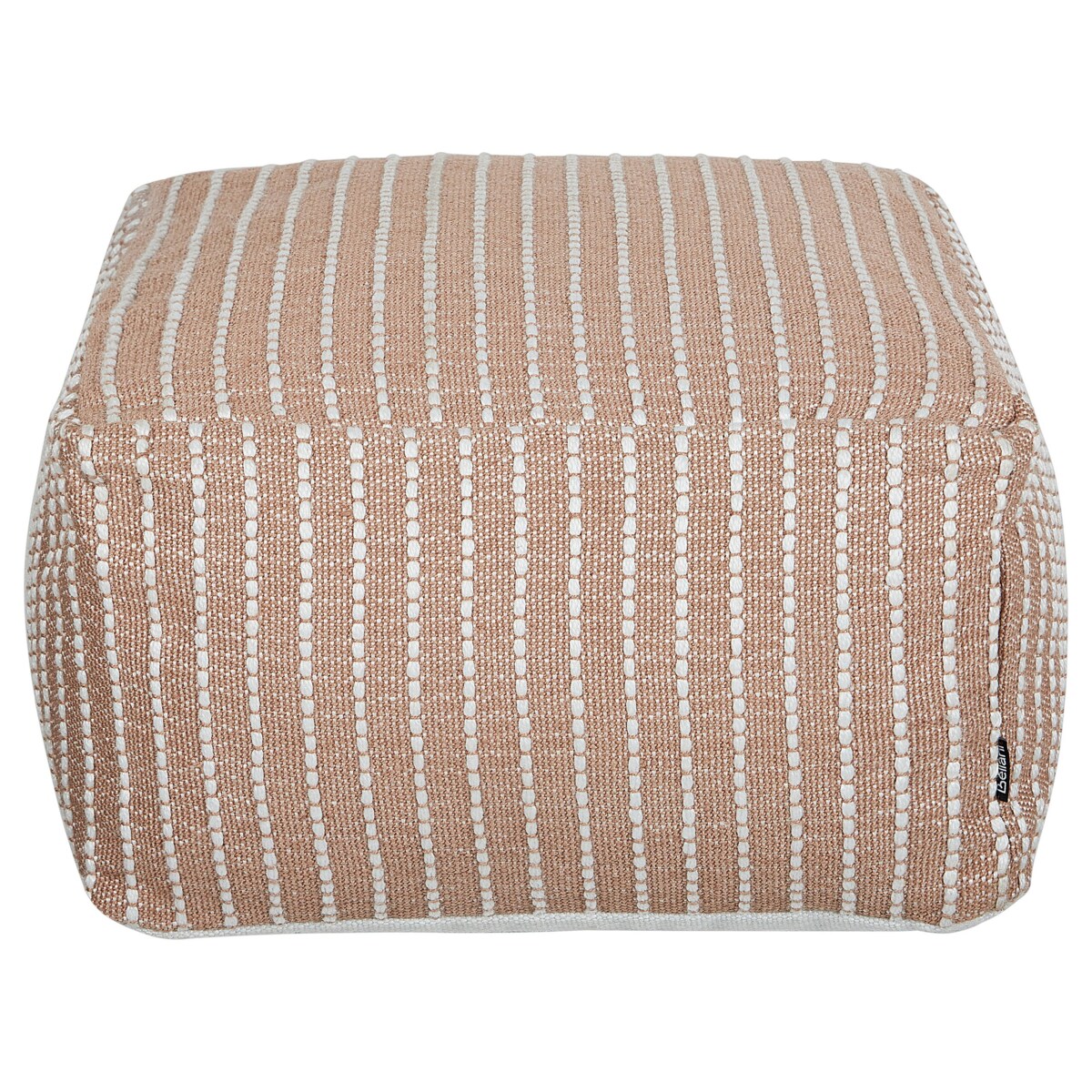 Puf ogrodowy 50 x 50 x 30 cm brązowy ZAHRI