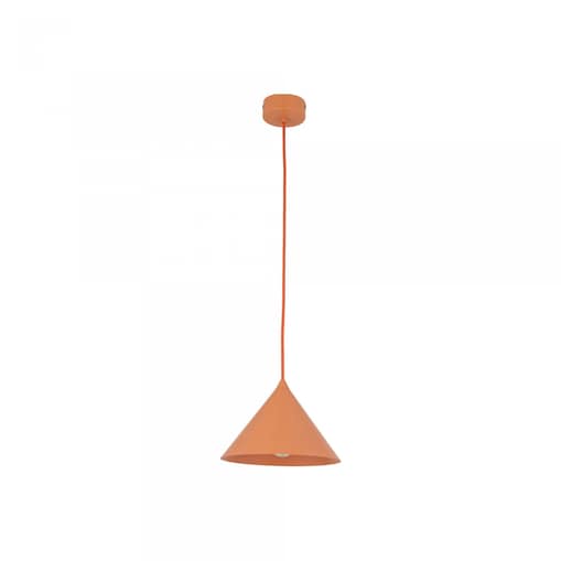 Lampa wisząca TK Lighting CONO S 11383 beżowa Sabia, metalowa, 1xE27, regulowana wysokość 155 cm