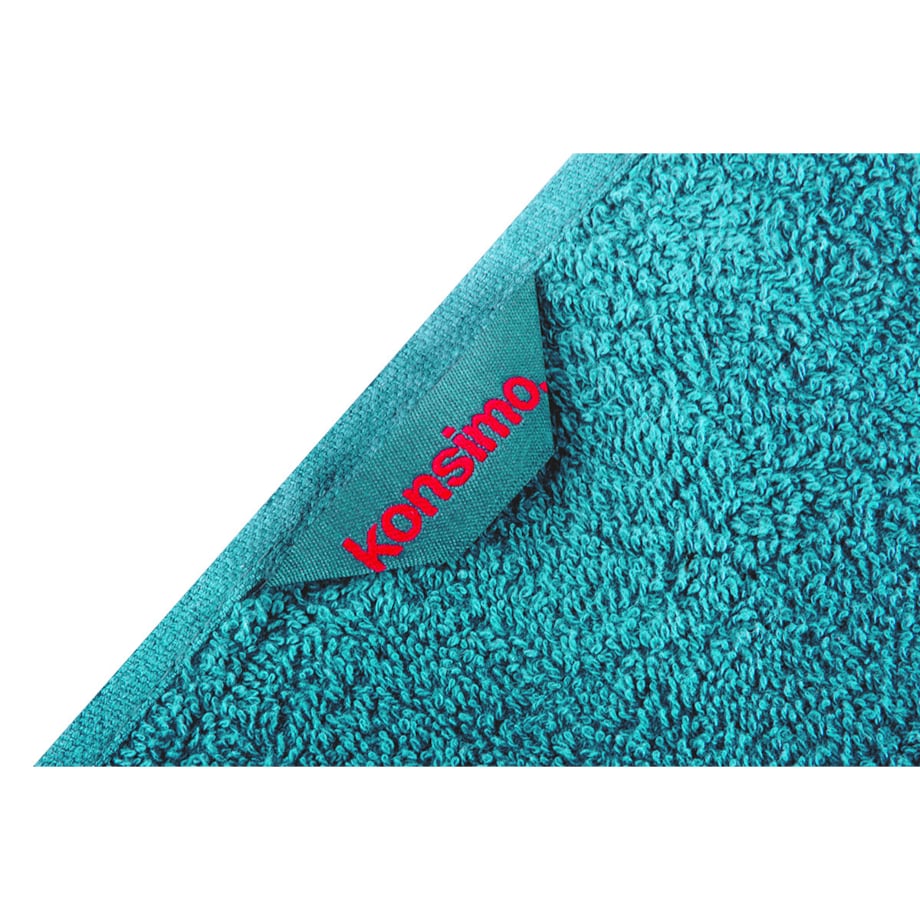 Konsimo MANTEL Komplet ręczników średnich 4 szt., turkusowy