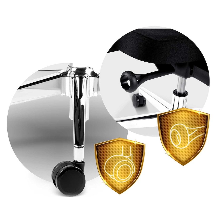 Fotel biurowy regulowany obrotowy Sofotel 240300 Nicea czarny