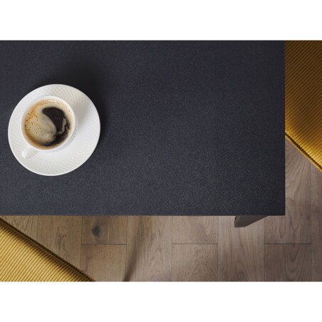 Stół do jadalni rozkładany 120/160 x 80 cm czarny NORLEY