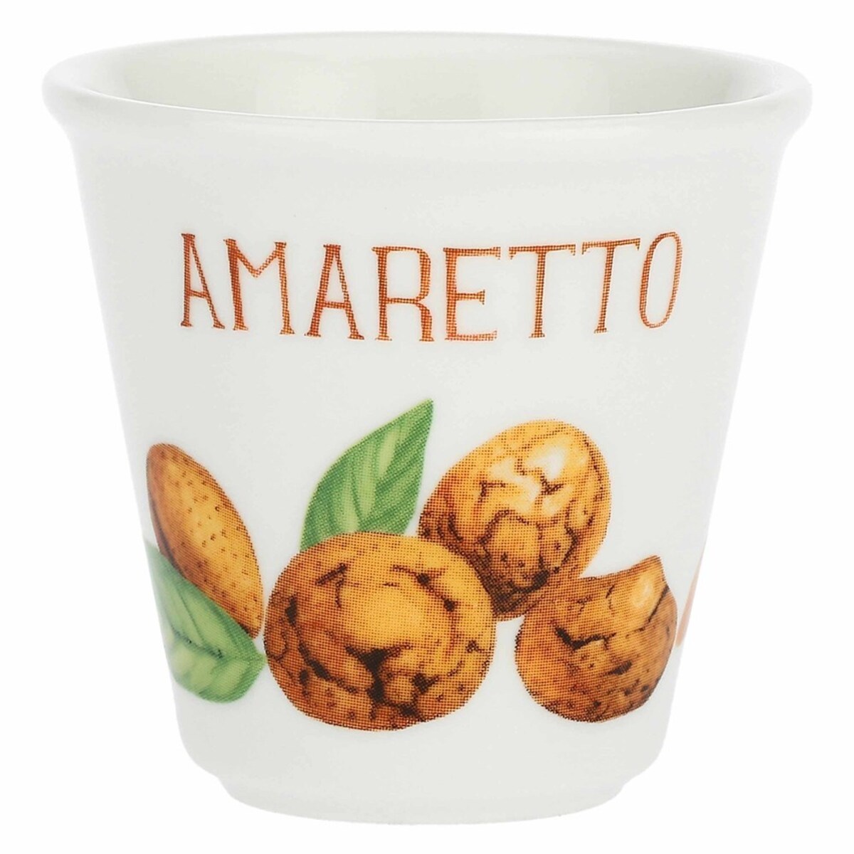 Zestaw 6 kieliszków do Amaretto Liquorelli - Biały, 75 ml