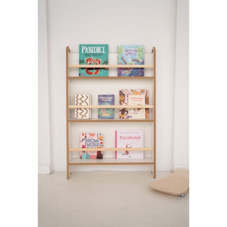 SLIM - wąska biblioteczka do ściany