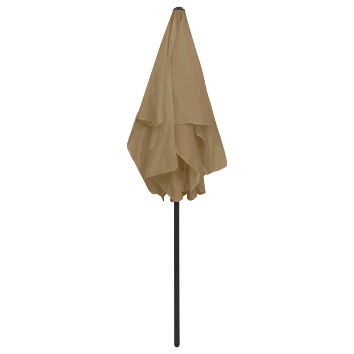 vidaXL Parasol plażowy, taupe, 180x120 cm
