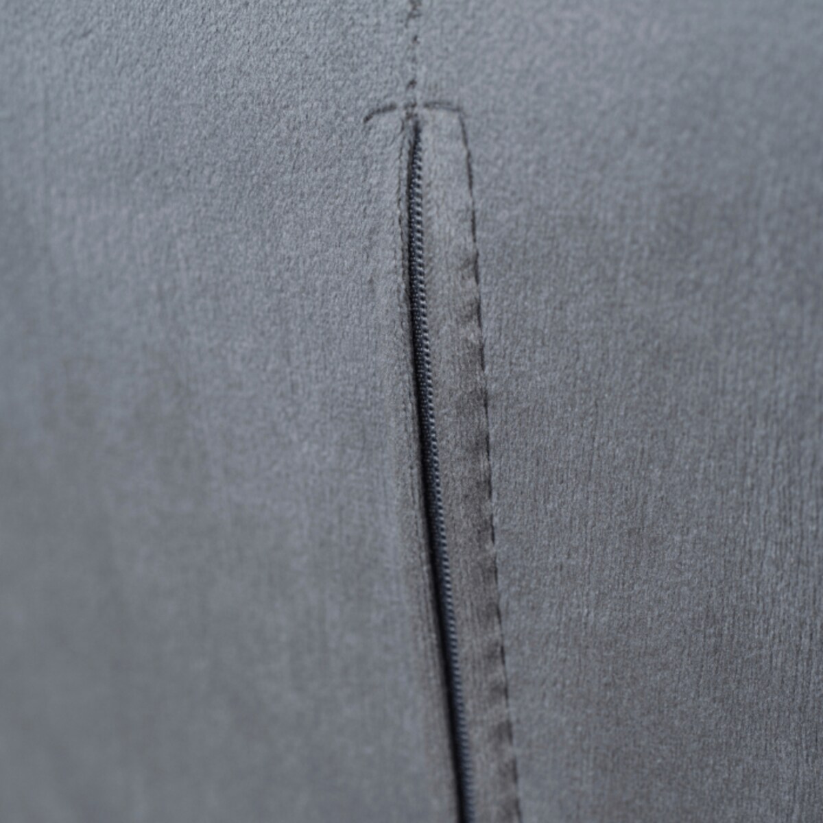 Krzesło Tapicerowane Welurowe Do Jadalni Salonu Glamour VIOLA Szare