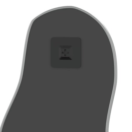 vidaXL Lustro ścienne, srebrne, 90x40 cm