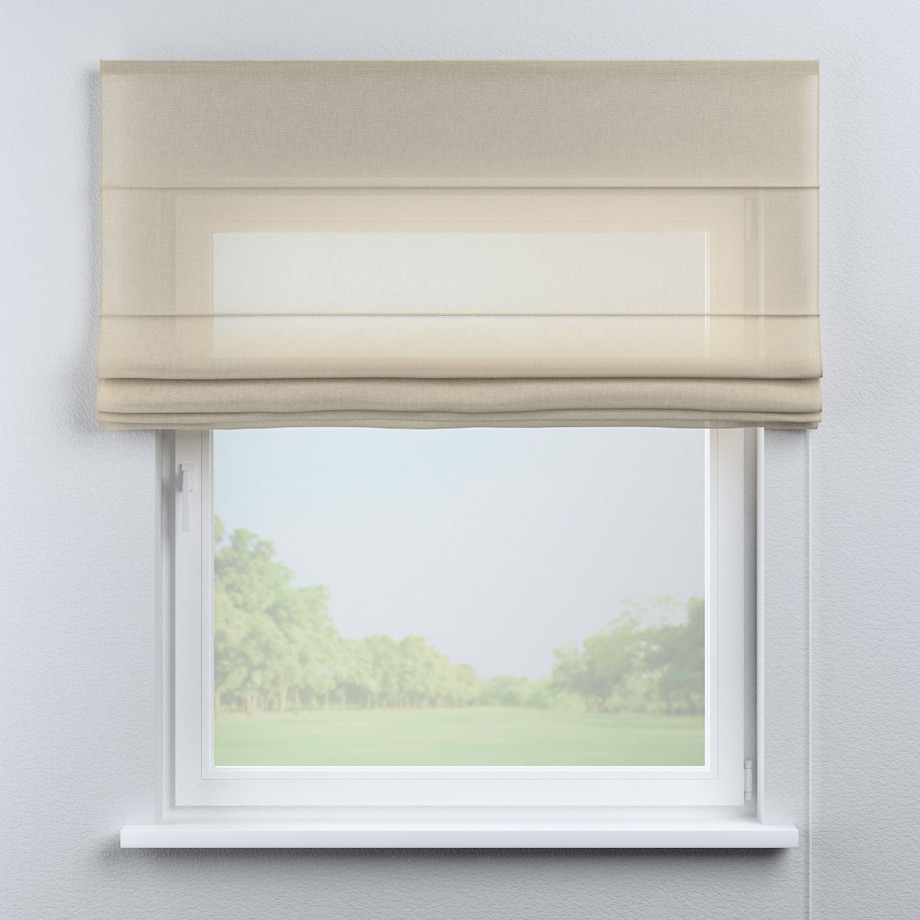 Roleta rzymska Capri 120x150 prześwitujący beżowy