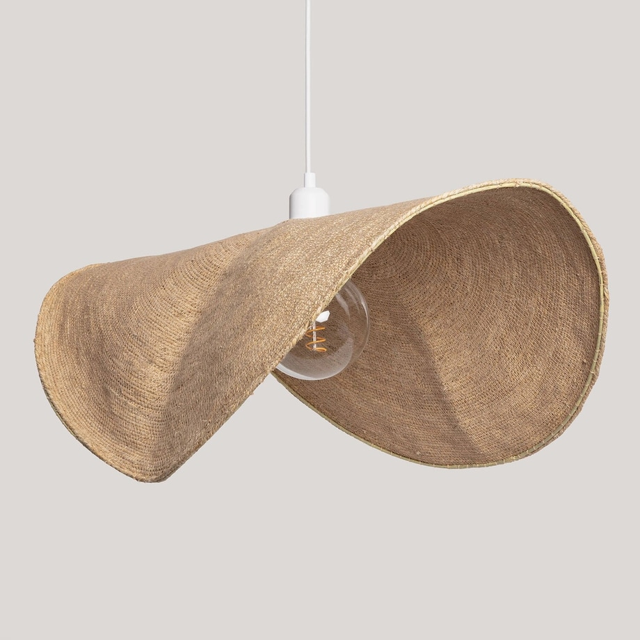 Lampa wisząca z trawy morskiej HAT 75 cm