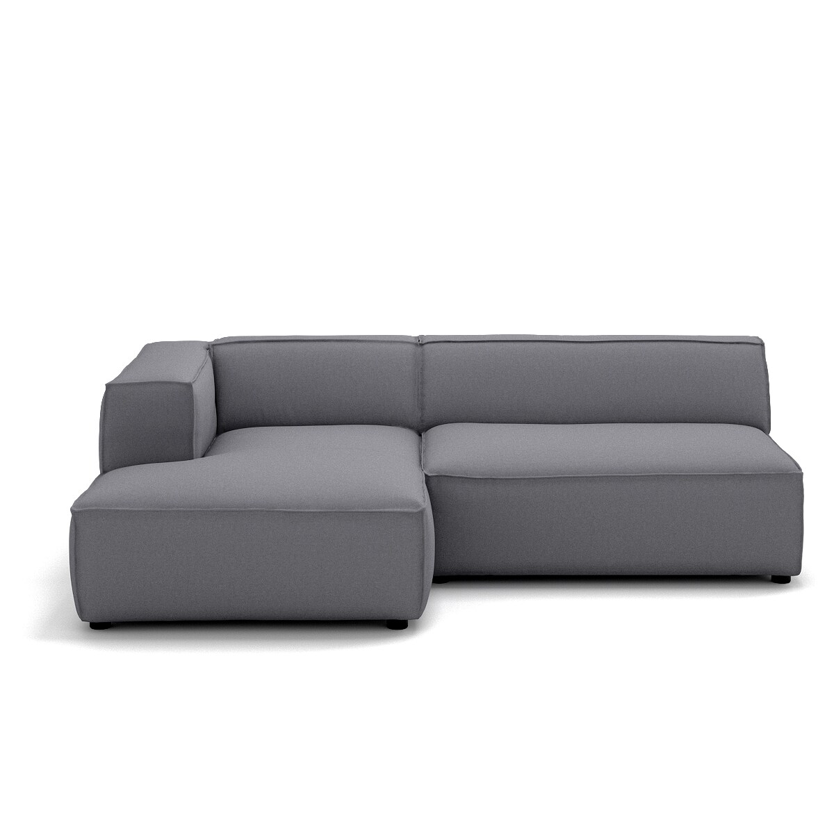 Narożnik 4 osobowy lewy Modularis - Szary Welur