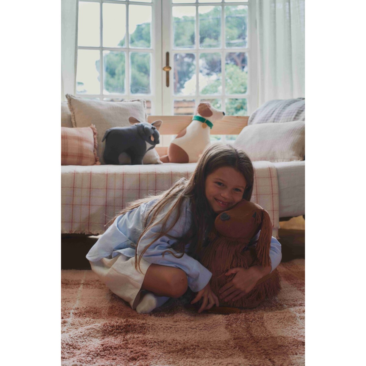 Dywan Tartan Rose, 140×190 cm Wouf Wouf – Lorena Canals