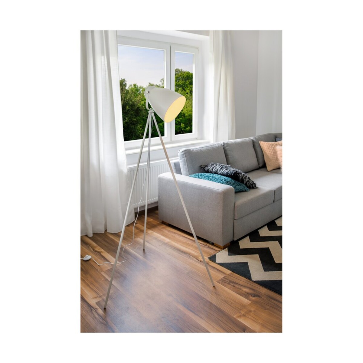 Lampa Podłogowa BRITOP Lighting 1xE27 Max.60W Minimalistyczny Blask Bieli, Polski Producent, 1 szt.