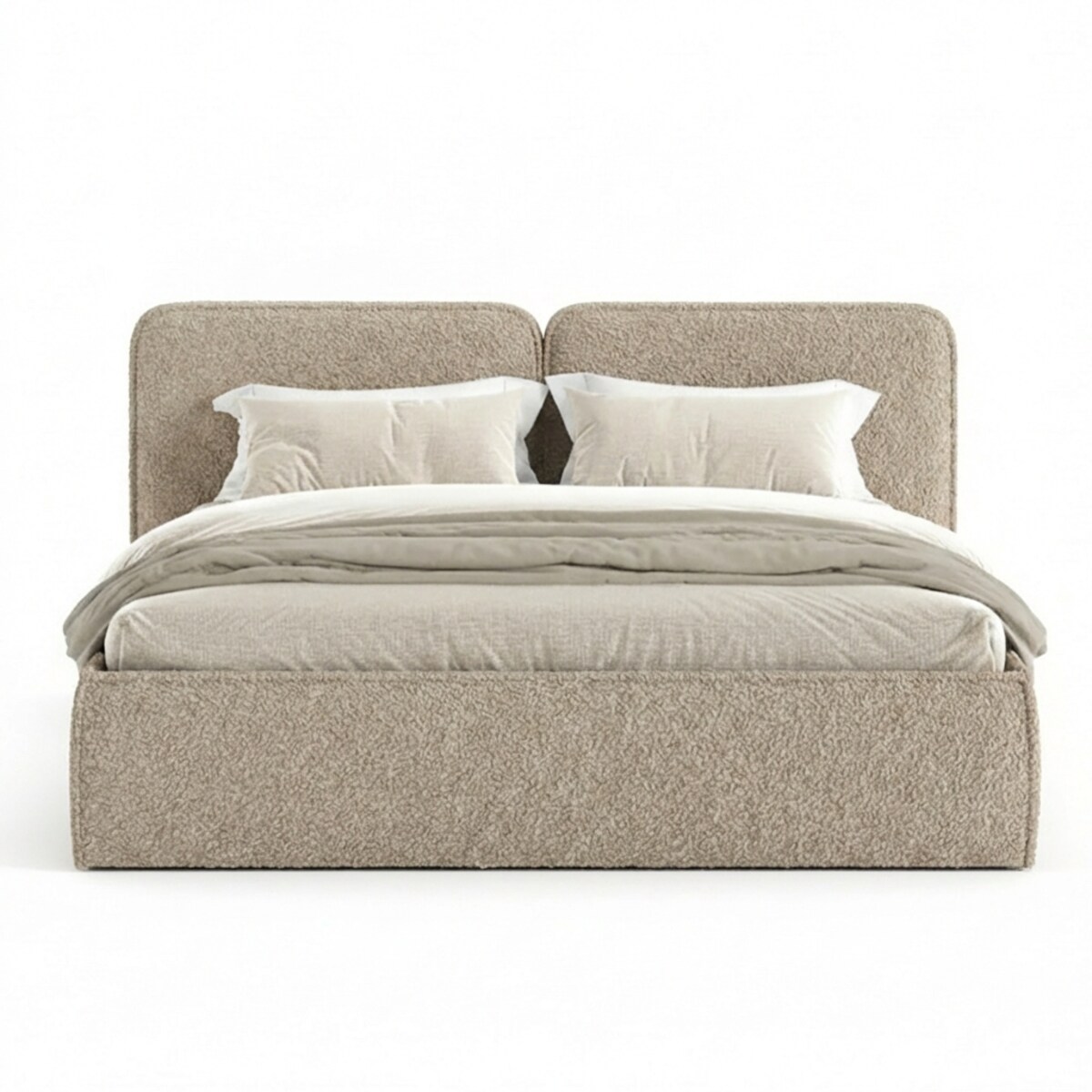 Łóżko Tapicerowane Elite 120X200 Stelaż Pojemnik Na Pościel Loop 03