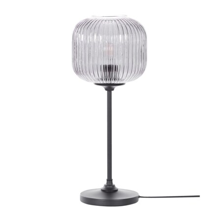 Lampka stołowa metalowa czarna TOSNA