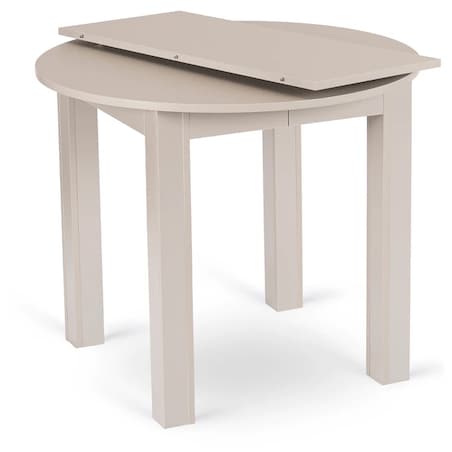 Stół okrągły rozkładany do jadalni kaszmir 102-142 cm HARRY