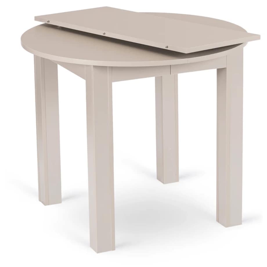 Stół okrągły rozkładany do jadalni kaszmir 102-142 cm HARRY