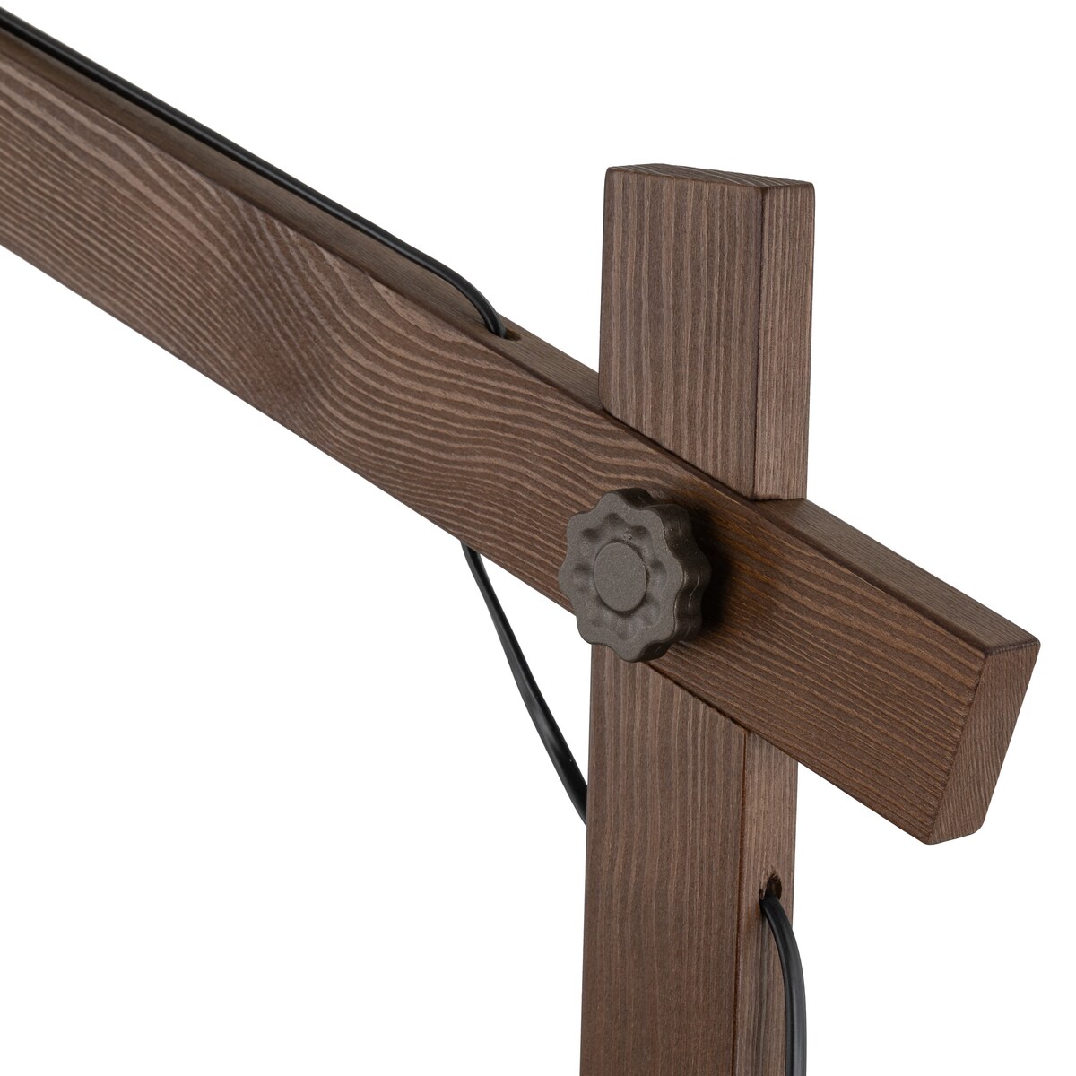 Lampa podłogowa OSLO BROWN 6319 TK Lighting E27 brązowa industrialna 180 cm do salonu sypialni gabinetu