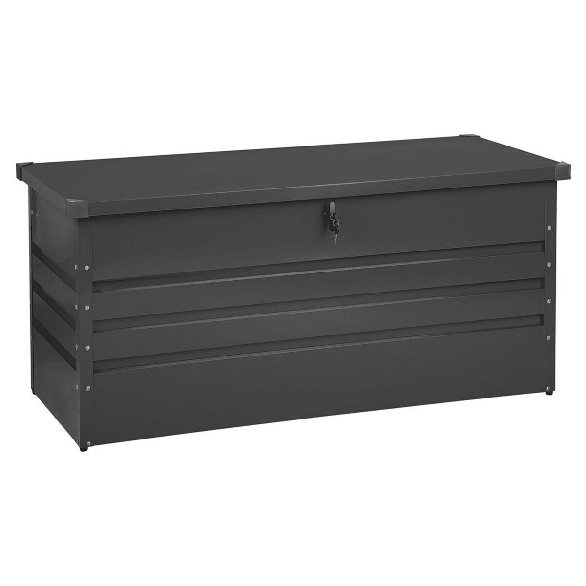 Skrzynia do przechowywania 132 x 62 cm Grafitowy CEBROSA