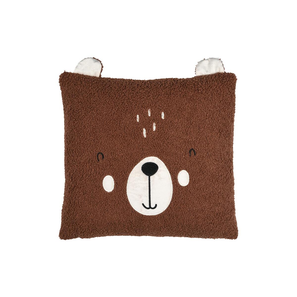 Poduszka dziecięca z uszkami miś GABIN, 40 x 40 cm