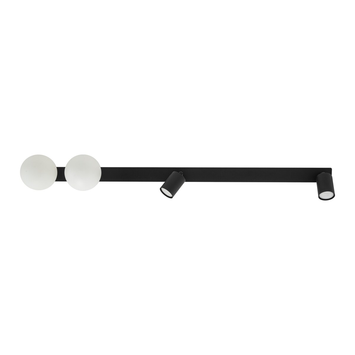 Lampa Sufitowa Podtynkowa VOX Czarno-Biała, 4 Ruchome Reflektory, 10929 TK Lighting