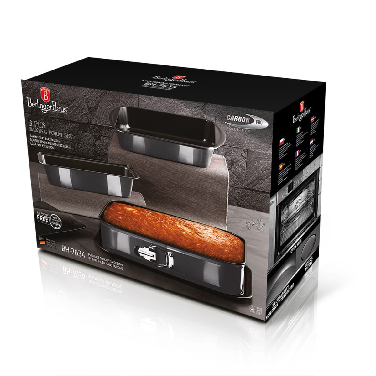 Zestaw 3 form do pieczenia Berlinger Haus BH-7634