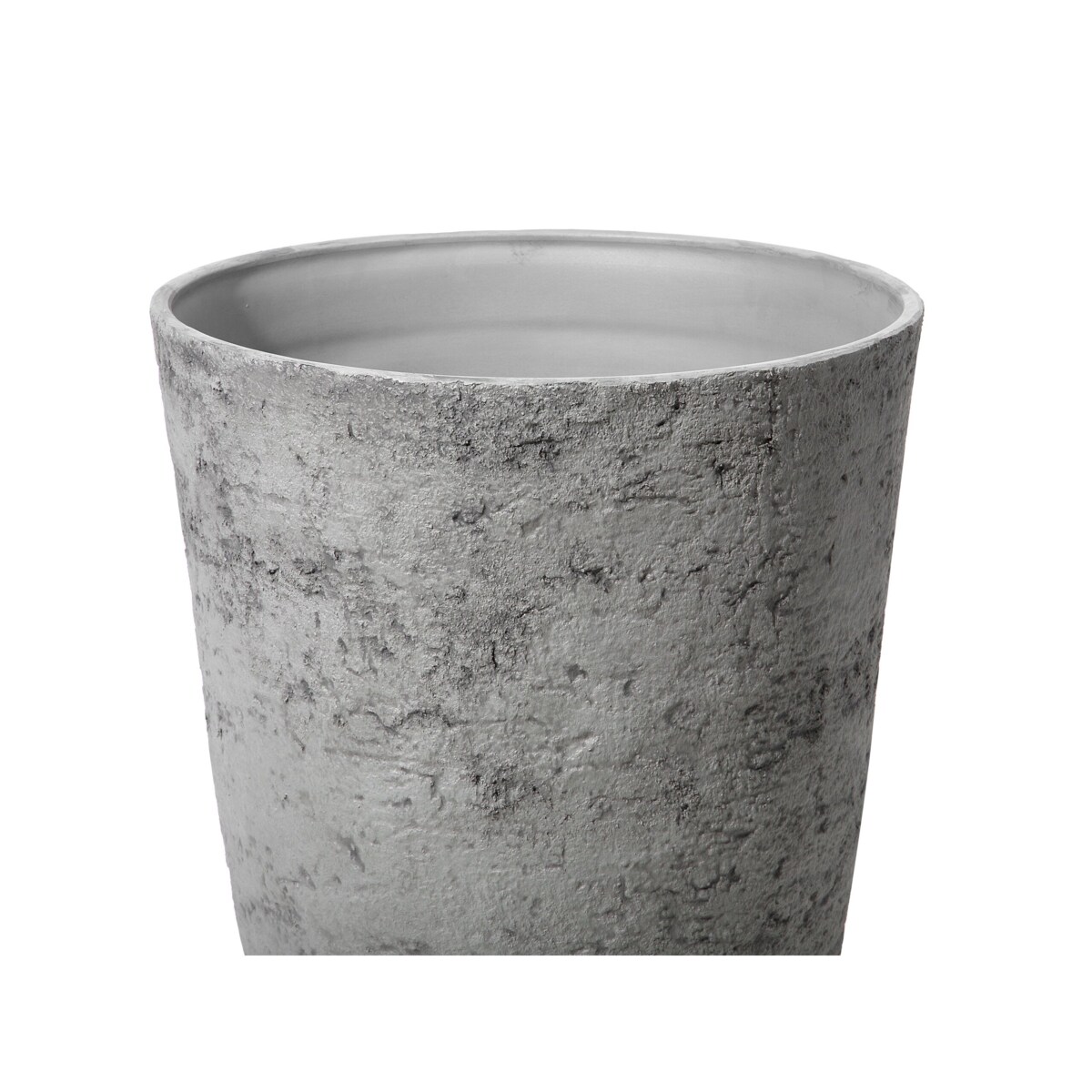 Zestaw 2 doniczek okrągła 35 x 35 x 50 cm szary CAMIA