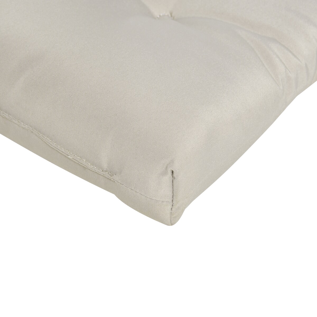 Poduszka na leżak ogrodowy CESANA PREMIUM 192 x 56 cm Beżowoszary