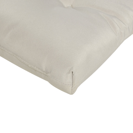 Poduszka na leżak ogrodowy CESANA PREMIUM 192 x 56 cm Beżowoszary