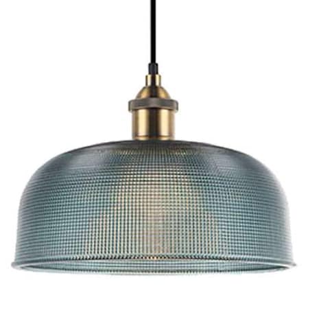 LAMPA wisząca DAVIDE MDM-2916/1 BL Italux szklana OPRAWA zwis niebieski