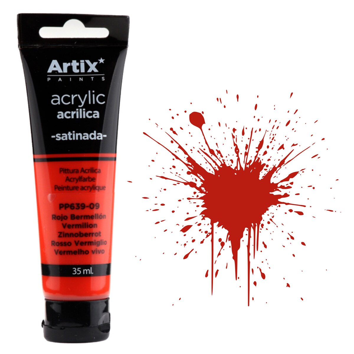 farba akrylowa vermilion artix pp639-09, 35ml