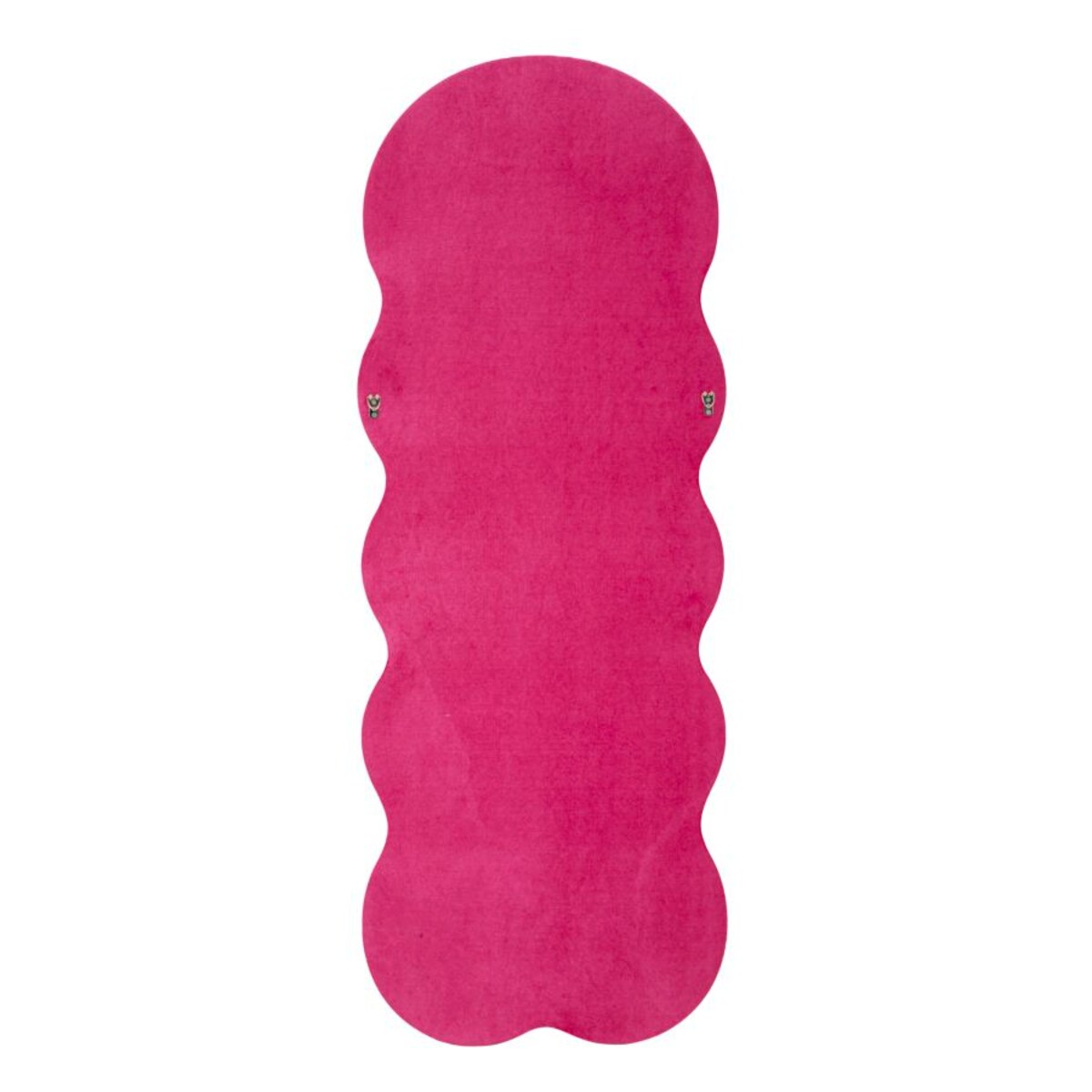 Lustro ścienne Miki Fuchsia, kolor fuksja, płyta MDF i poliester, 60 x 4 x 160 cm, styl glamour, do salonu i przedpokoju, Mauro Ferretti