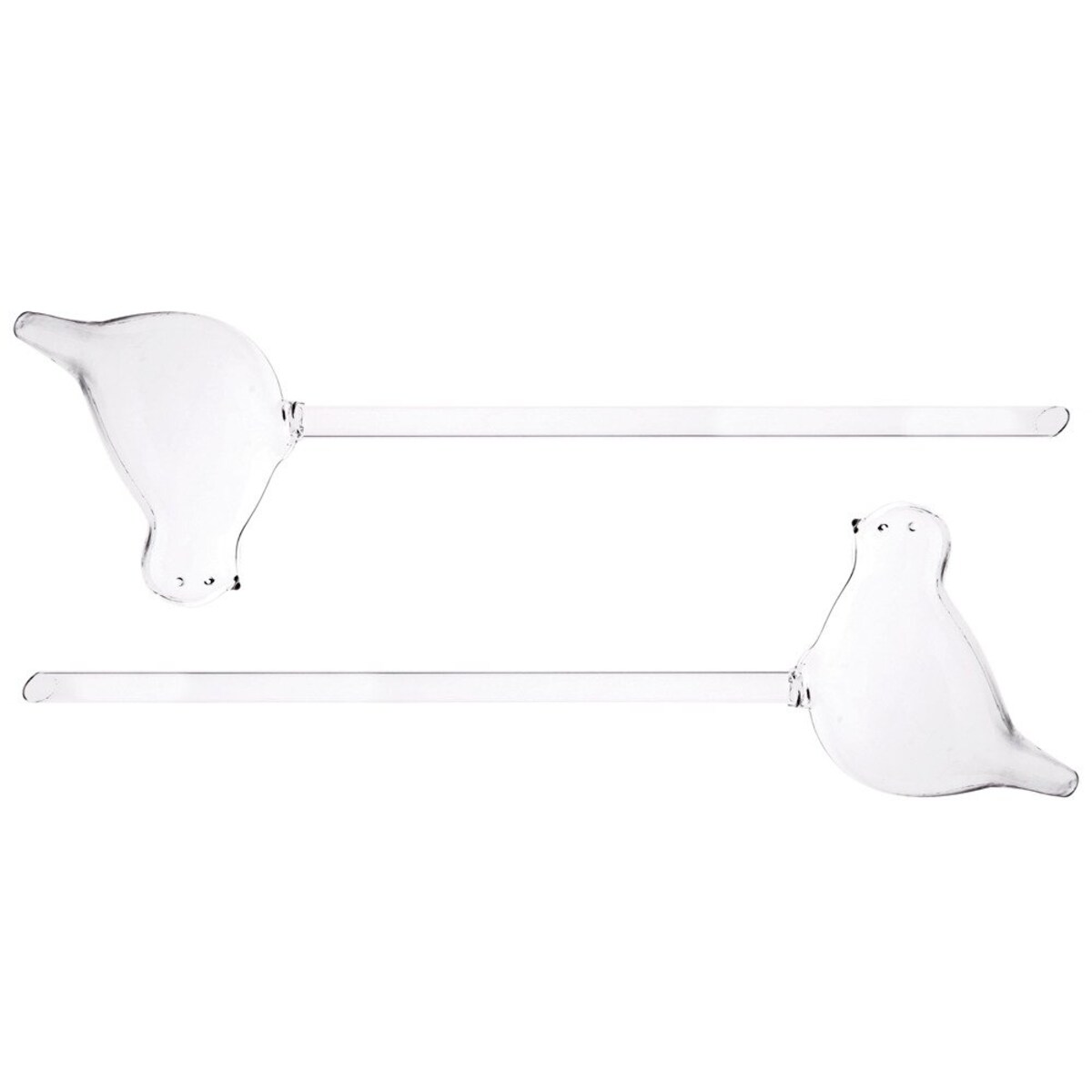 Szklany nawadniacz do podlewania roślin PTAK - 2 sztuki w komplecie