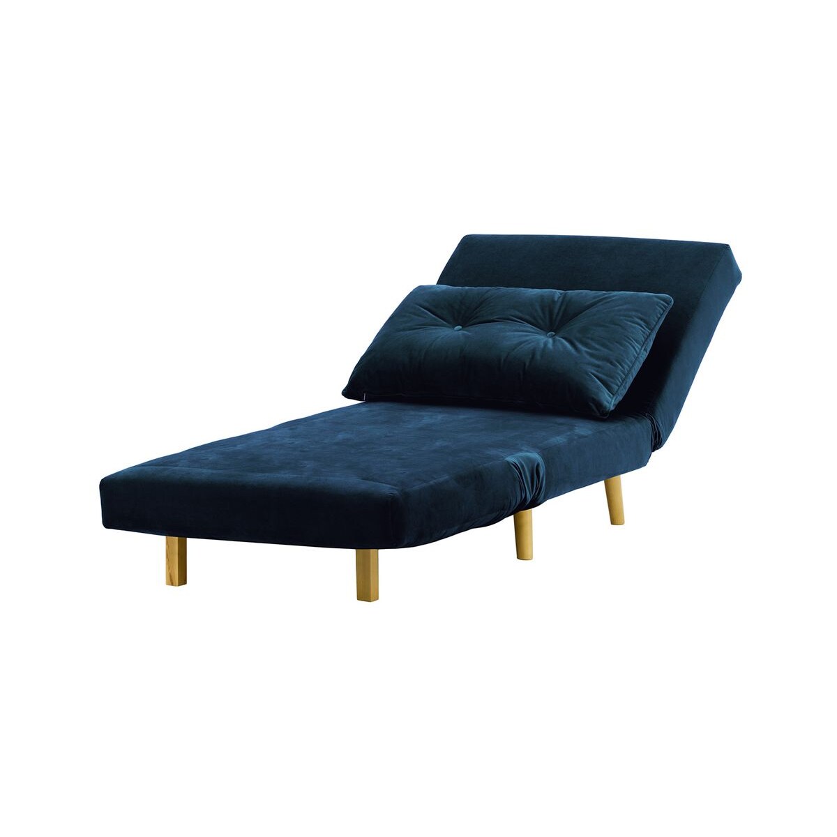 Fotel rozkładany Flic 77 cm-Velluto 11-like oak