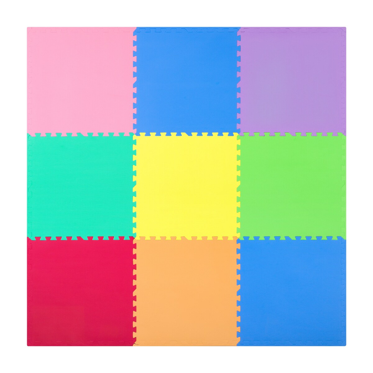 Mata piankowa duże puzzle piankowe miękka 9szt Ricokids