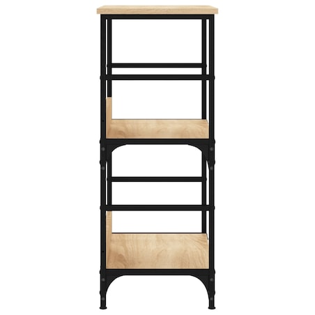 vidaXL Regał na książki, dąb sonoma, 50x33x82 cm