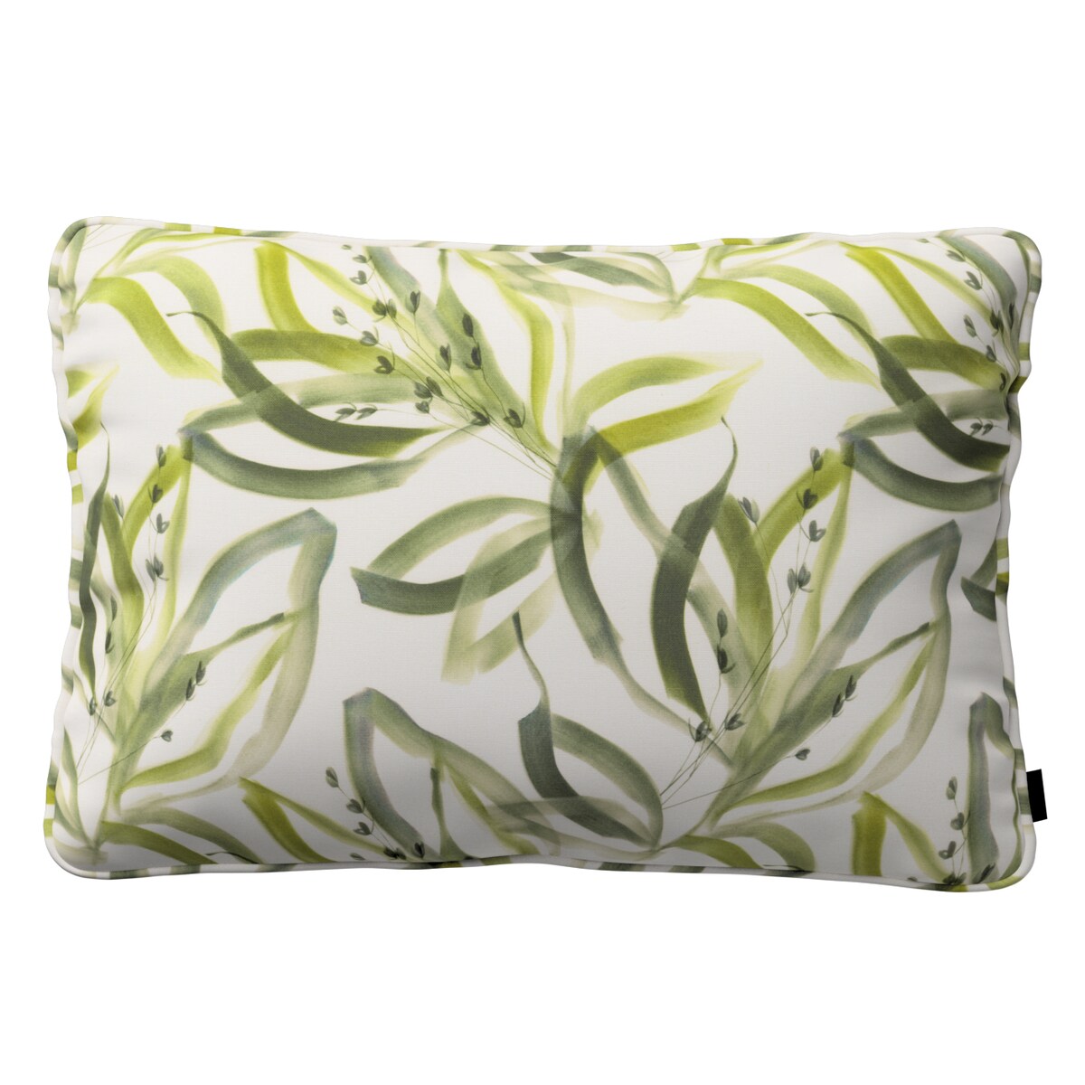 Poszewka Gabi na poduszkę prostokątna 60x40 biało-zielony